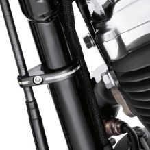 Billet Clutch cable clamp- Edge cut Dyna