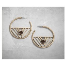EARRINGS-GEOMETRIC,HOOP