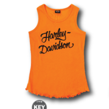 Racer back tank - orange girl