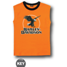 Muscle Tee- eagle print boy