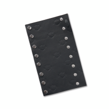 Bar & Shield Leather Ponytail Wrap