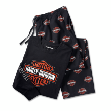 Bar & Shield Long Sleeve Pajama Set