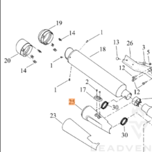 SHIELD,EXH,EXH SHIELD ASSY