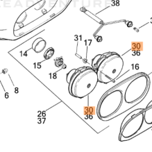 BULB HOUSING ASY,HARDENED
