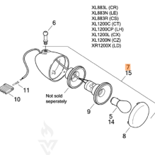 SUB-ASSY,TURN SIGNAL,BLACK/DOM