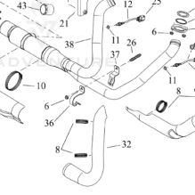 CVO Front Header Heat Shield