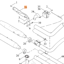 Exhaust muffler mount bracket