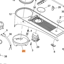 SPEEDOMETER BACKCLAMP