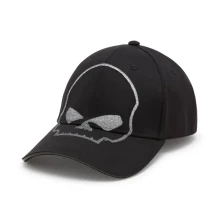 Willie G Skull Reflective Stretch Fit