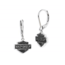 Howlite Harley- Davidson® Drop Earrings