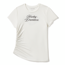 Essential Bling Ruched Short Sleeve