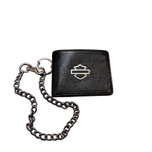 Open B&S slim fold chain wallet