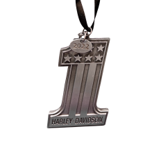 Pewter #1 Ornament