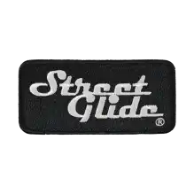 Street Glide Patch Sølv