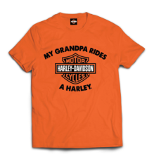 TOD BOYS TEE GRANDPA RIDES 2/3 år