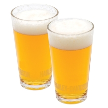 H-D Premier Pint Glass Set