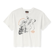 H-D Do Your Chores Boxy Crop Tee