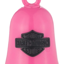 Hot Pink And Black Bar & Shield Ride Bell