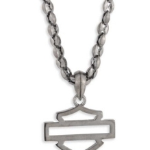 Hematite Open B&S Pendant Necklace