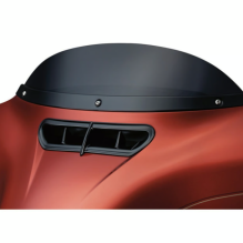 Kuryakyn, Smooth windshield trim. Gloss black