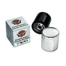 Oil Filter, Chrome, Spin-on