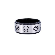 Skull & B&S Ring