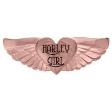 Rose Gold Tone Heart B&S Wing Plate