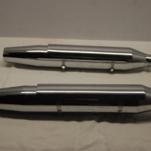 Muffler Front chrome CAT