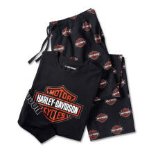 Bar & Shield Long Sleeve Pajama Set