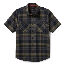 Men's H-D TECH COOLMAX Plaid Shirt - Plaid - Grape Leaf & Harley Black