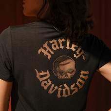 Willie G™ Skull T-skjorte til dame