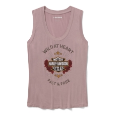 Women's Bling Iron Rose Tank
